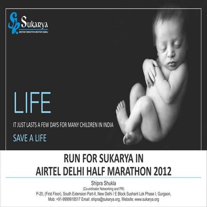Run for Sukarya in the Airtel Delhi Half Marathon 2012 - 02
