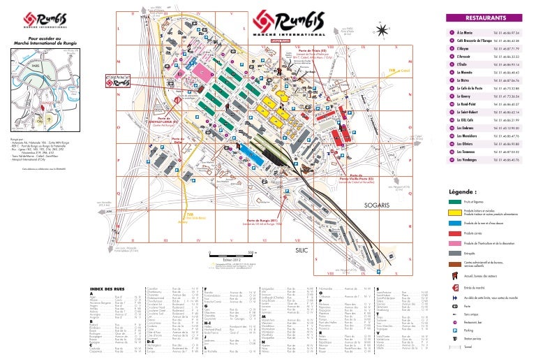 Plan Rungis 2012 Plan Rungis 2012