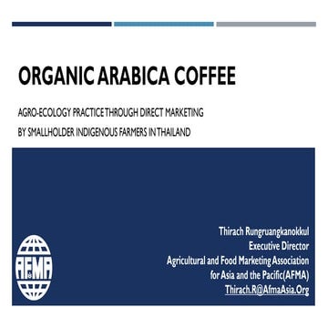 Organic Arabica Coffee: Agroecologicaly practices through direct marketing by...