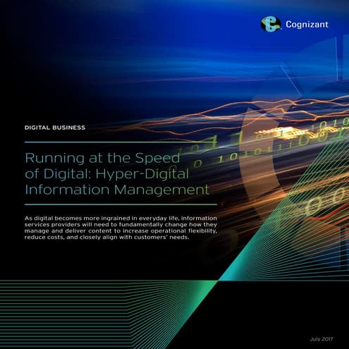 Running at the Speed of Digital: Hyper-Digital Information Management