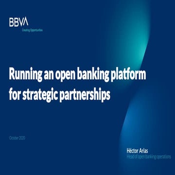 apidays LIVE LONDON - Running an open banking platform for strategic partners...