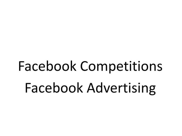 Running a social media contest