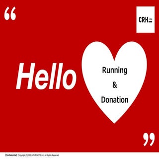 Running and Donation