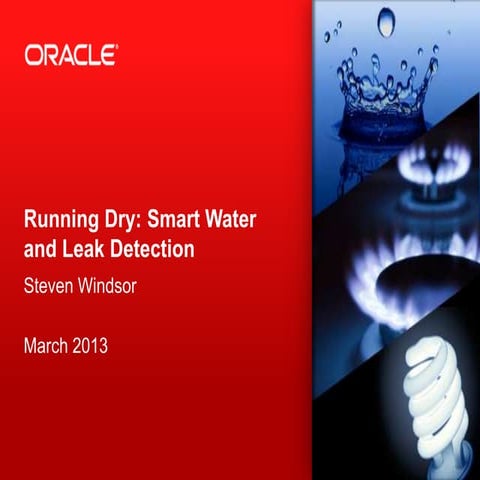 Running dry   smart water and leak detection by steven windsor