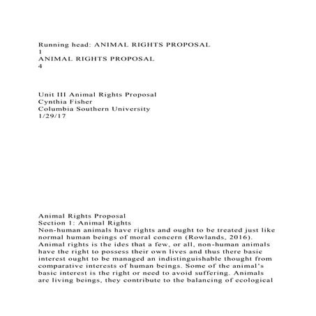 Animal Rights Is A Social Justice Issue | PDF