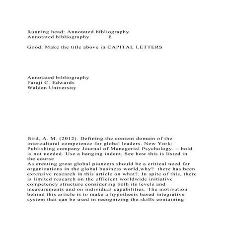 Running head Annotated bibliographyAnnotated bibliography 8.docx