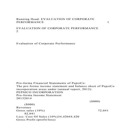 Financial ratio analysis of pepsico and coco cola | PPTX
