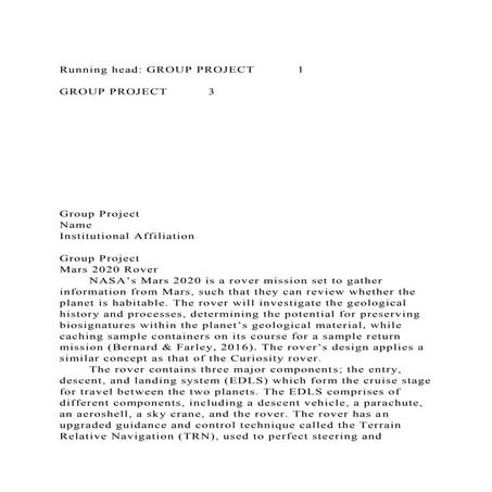 Running head GROUP PROJECT1GROUP PROJECT3.docx