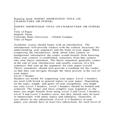 Running head insert shortened title (50 characters or fewer)1