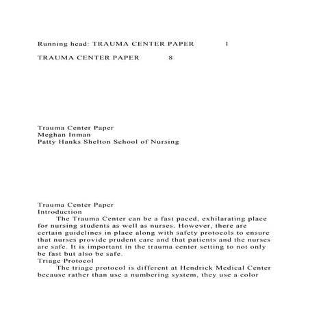 Golden Hours of trauma patients | PPT