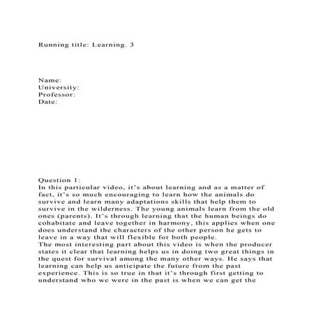 Openstax - Psychology ch06 | PPTX