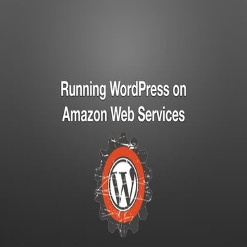 Running WordPress on AWS