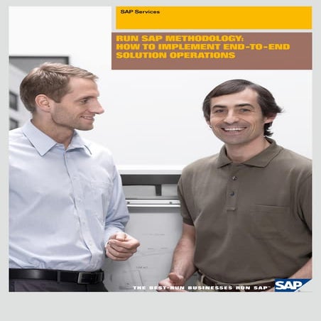 Run sap methodology  how to implement end to-end solution operations  