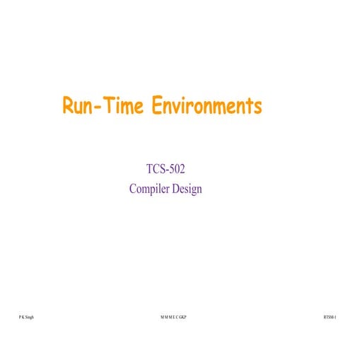 Run time | PPT