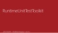 RuntimeUnitTestToolkit for Unity