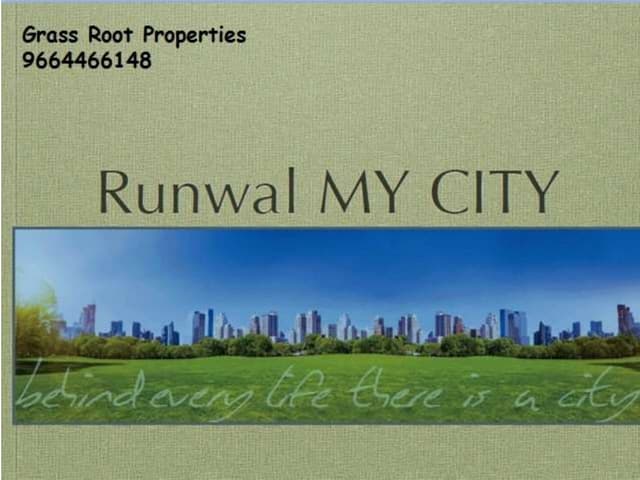 Runwal My City...My Desire Prelaunc...