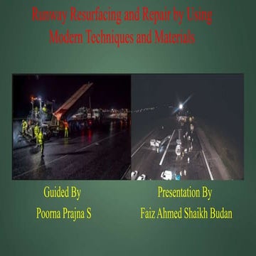 Runway resurfacing ppt 