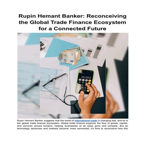 Rupin Hemant Banker_ Reconceiving the Global Trade Finance Ecosystem ...