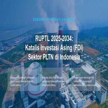 RUPTL 2025-2034: Catalyzing Foreign Investment in Indonesia's Nuclear ...