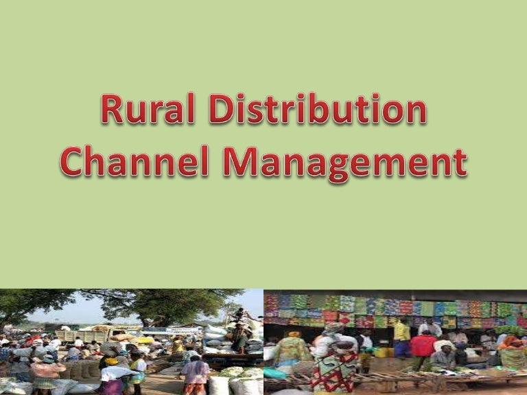 Distribution channels in rural
