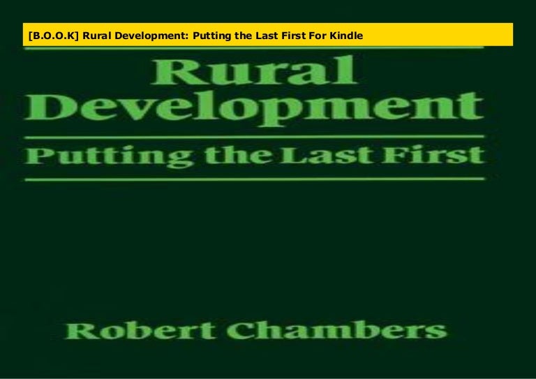 Putting the last first Rural Development