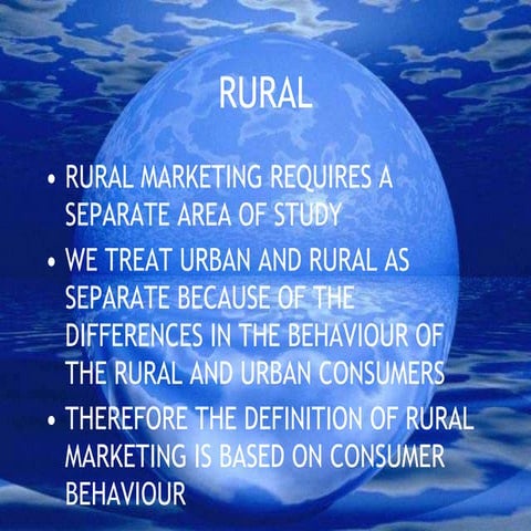 Rural definition | PPTX