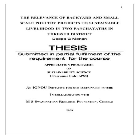 Rural Poultry Projects In Kerala