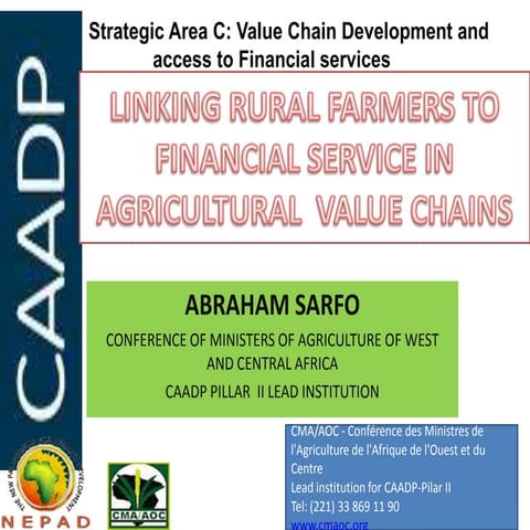 Rural agricultural financing