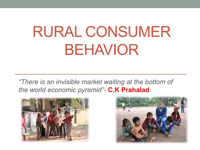 Rural consumer buying behavior essays