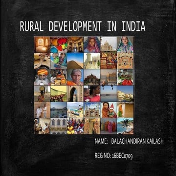 Rural development in india