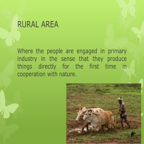Rural Area development 