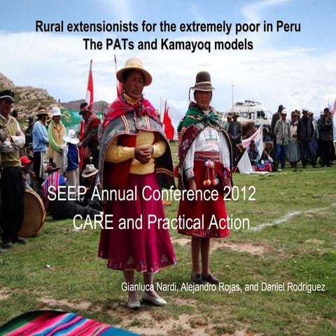 Rural Extensionists for the Extremely Poor in Peru