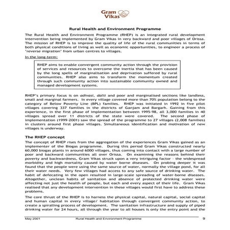 Rural  Health And  Environment  Programme