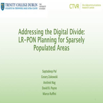 Addressing the Digital Divide: LR-PON Planning for Sparsely Populated Areas