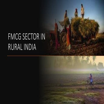 Rural marketing - FMCG