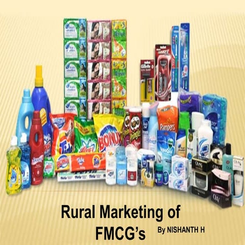 Rural marketing mod 3  rural marketing of fmcg's 