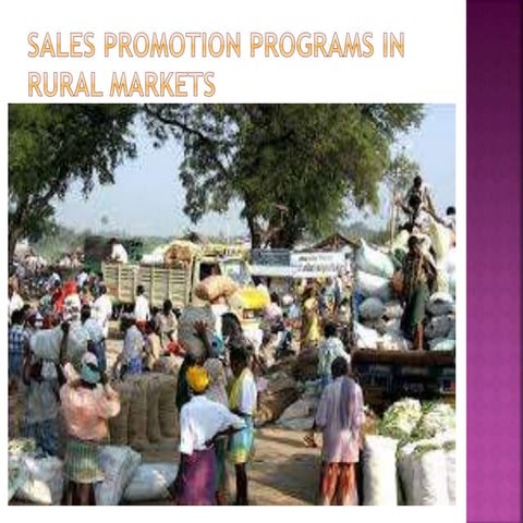 Rural sales promotion | PPTX