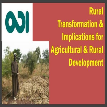 Rural Transformation & Implications for Agricultural & Rural Devt by Steve Wi...