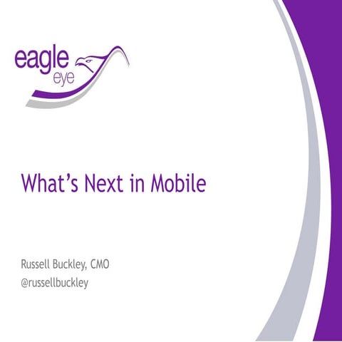 Roadshow Europe Eagle Eye - Russell Buckley 