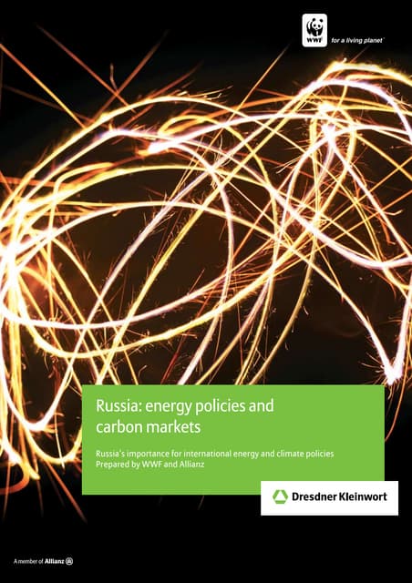 Russia: Energy Policies and Carbon Markets