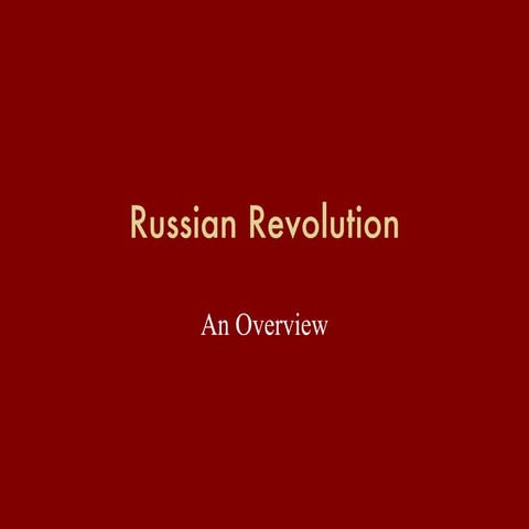 Russian Revolution