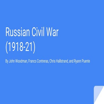 Russian civil war
