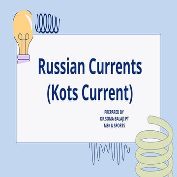 Russian Currents in Electrotherapy (Kots Current)