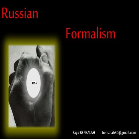 Russian formalism