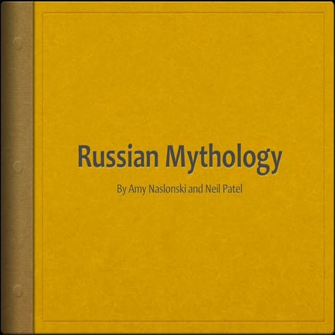 Russian mythology | PPTX
