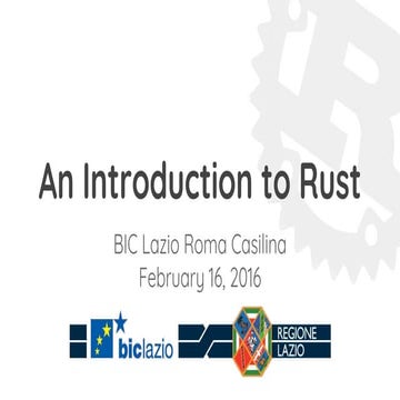 An introduction to Rust: the modern programming language to develop ...