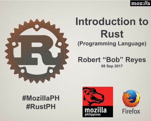 Rust 101 (2017 edition)