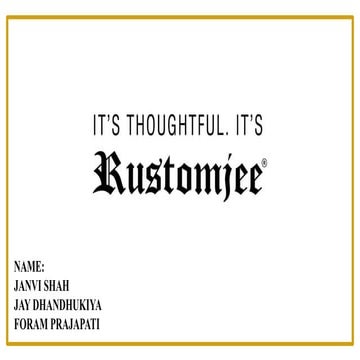 Rustomjee Content Strategy | PPTX