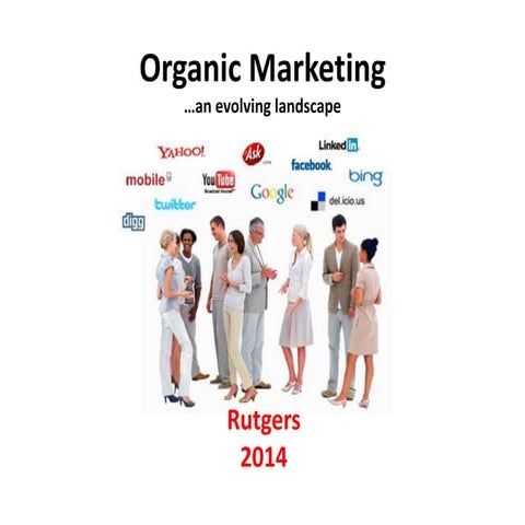 Organic Marketing - An Evolving Landscape (Michael Fleischner)