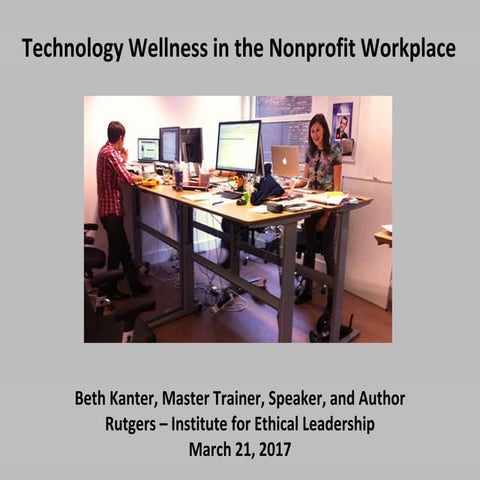 Technology Wellness in the Nonprofit Workplace